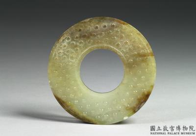 图片[2]-Jade Bi Disc, mid-Warring States period to mid-Western Han dynasty, 375-74 BCE-China Archive